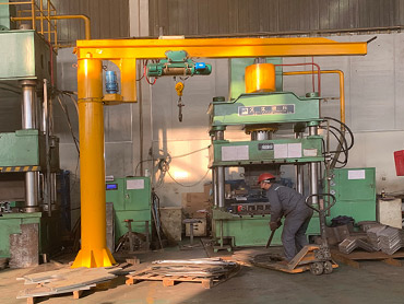 Метод установки кантиливерного крана